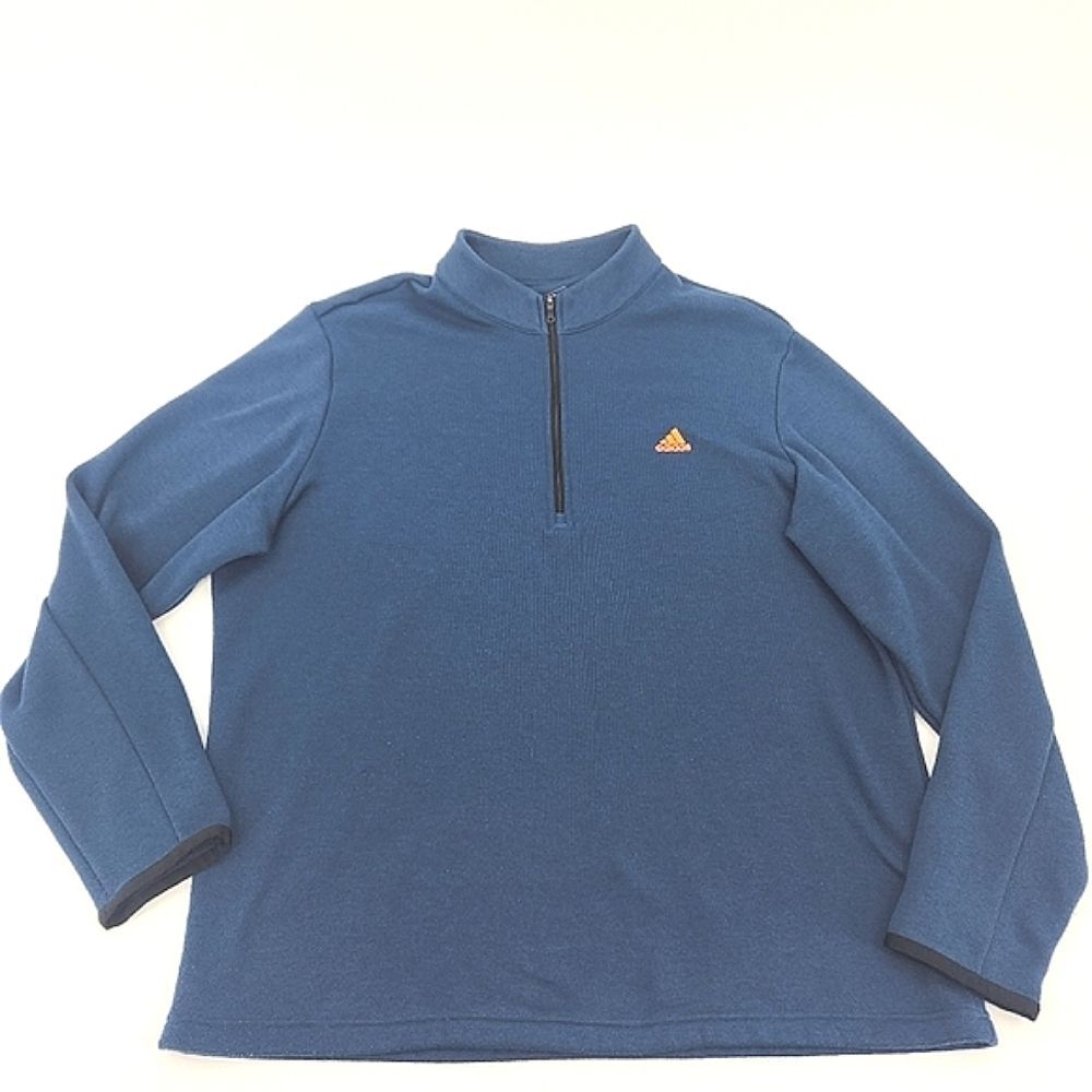 Adidas Jacket Mens XL 1/4 Zip Pullover Shirt Top Mock Neck Performance  Shacket